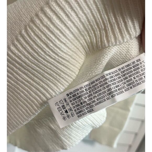 NWT English Factory Palm Tree Pullover Sweater Size Large - Picture 5 of 5